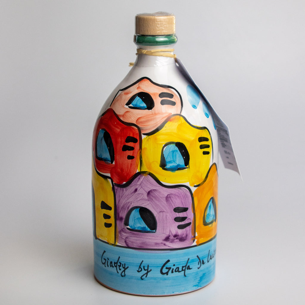 Gargiulo “Positano” ceramic jar with extra virgin olive oil