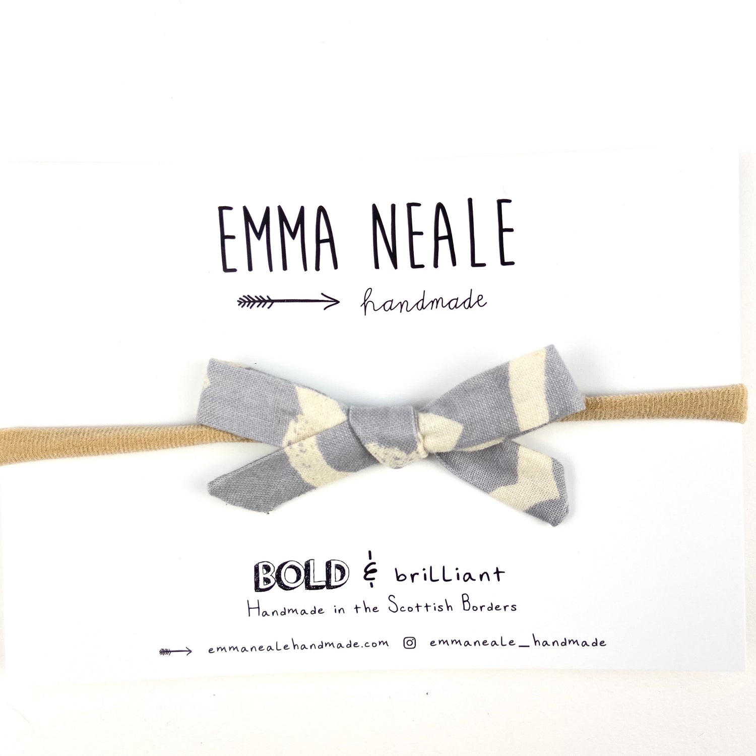 Wave Orla Bow Headband - Emma Neale Handmade