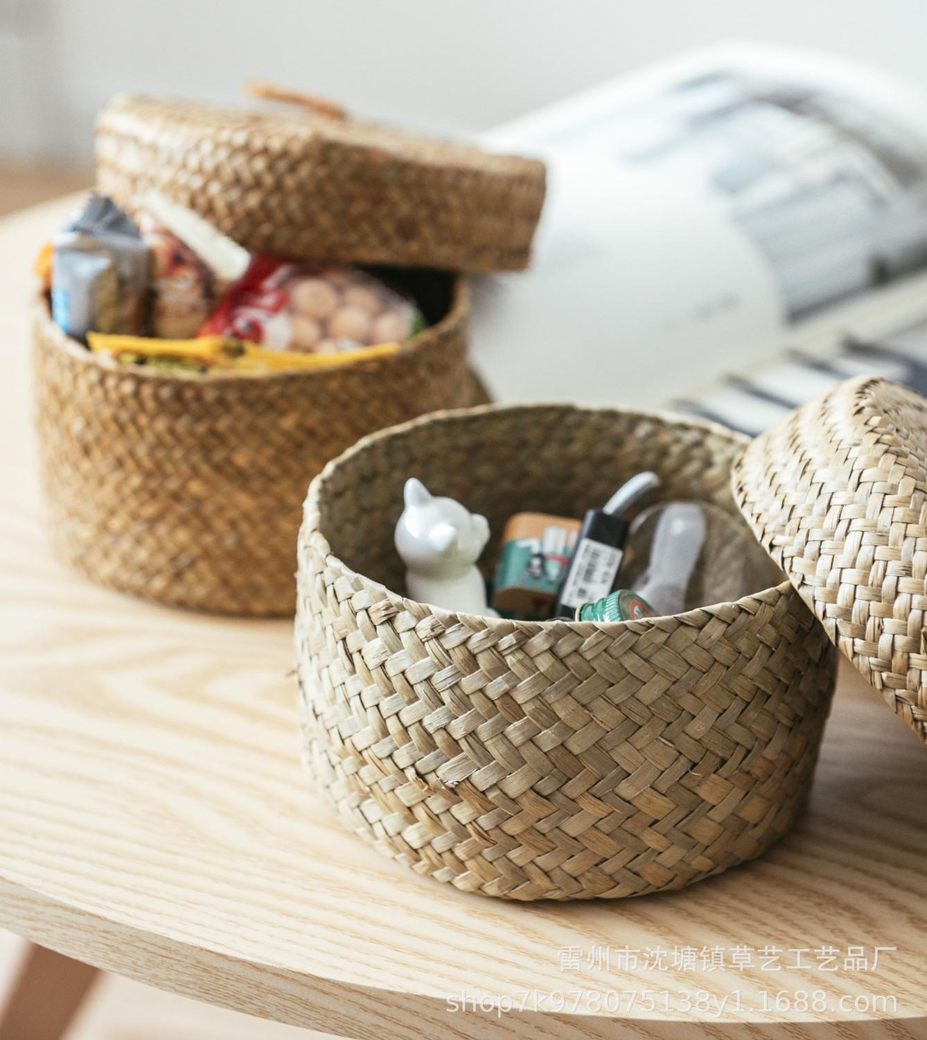 bamboo storage baskets