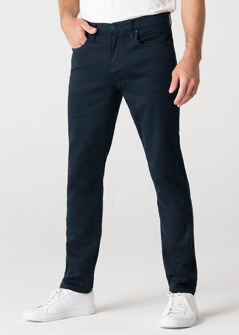 Navy Blue Slim Fit Pants for Men | Swet Tailor®