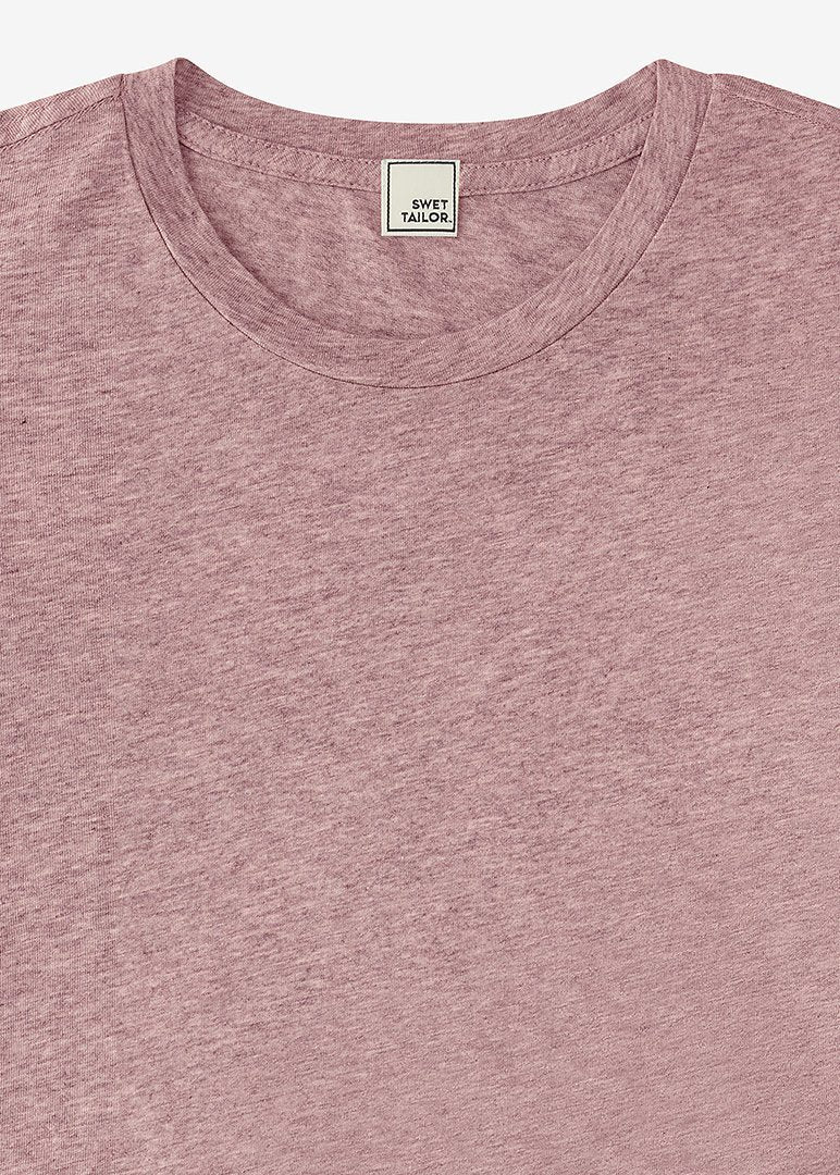Softest T-Shirt | Heather Guava Pink – Swet Tailor