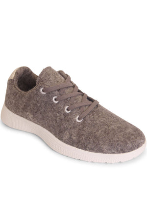 grey wool sneakers