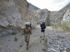 Hikers enjoying the mountains