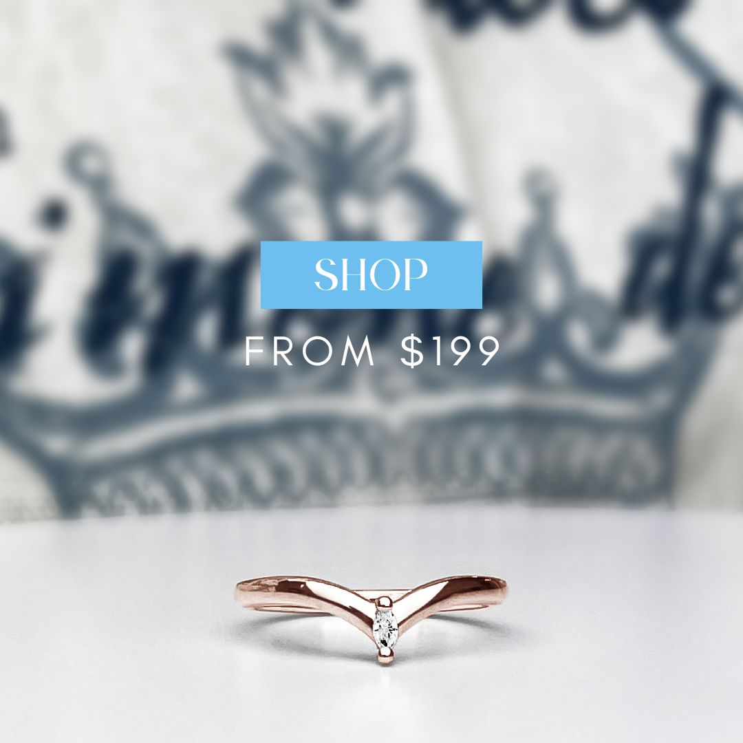 Shop stacking rings in solid gold and sterling silver with diamonds and gems. Starting from $199.