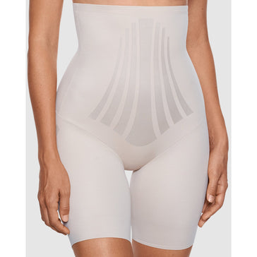 High Waist Long Leg Beige, Plus Size Shapewear