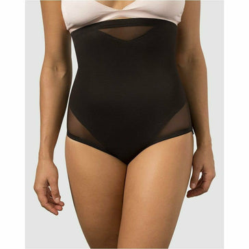 Miraclesuit Women's Shapewear Sexy Sheer Extra Firm Control High-Waist Half  Slip