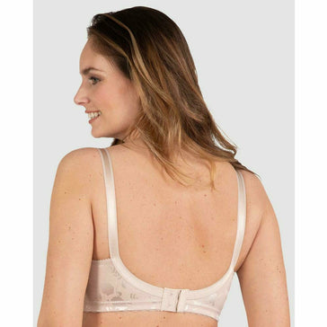 Naturana Cotton Wireless Moulded Lace Bra (A–D 34–44) 86278