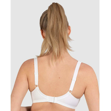 Comfort Strap Moulded Wirefree Cotton Bra