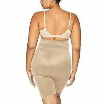 NAOMI & NICOLE Firm Control Slimming Shaping Torsette Slip Dress with Panty  L