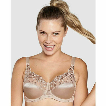 Seamless Balconette Bra - Light beige - Ladies