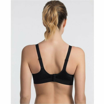 Active Shaped Push Up Support Sports Bra Black/Neon 32A by Shock