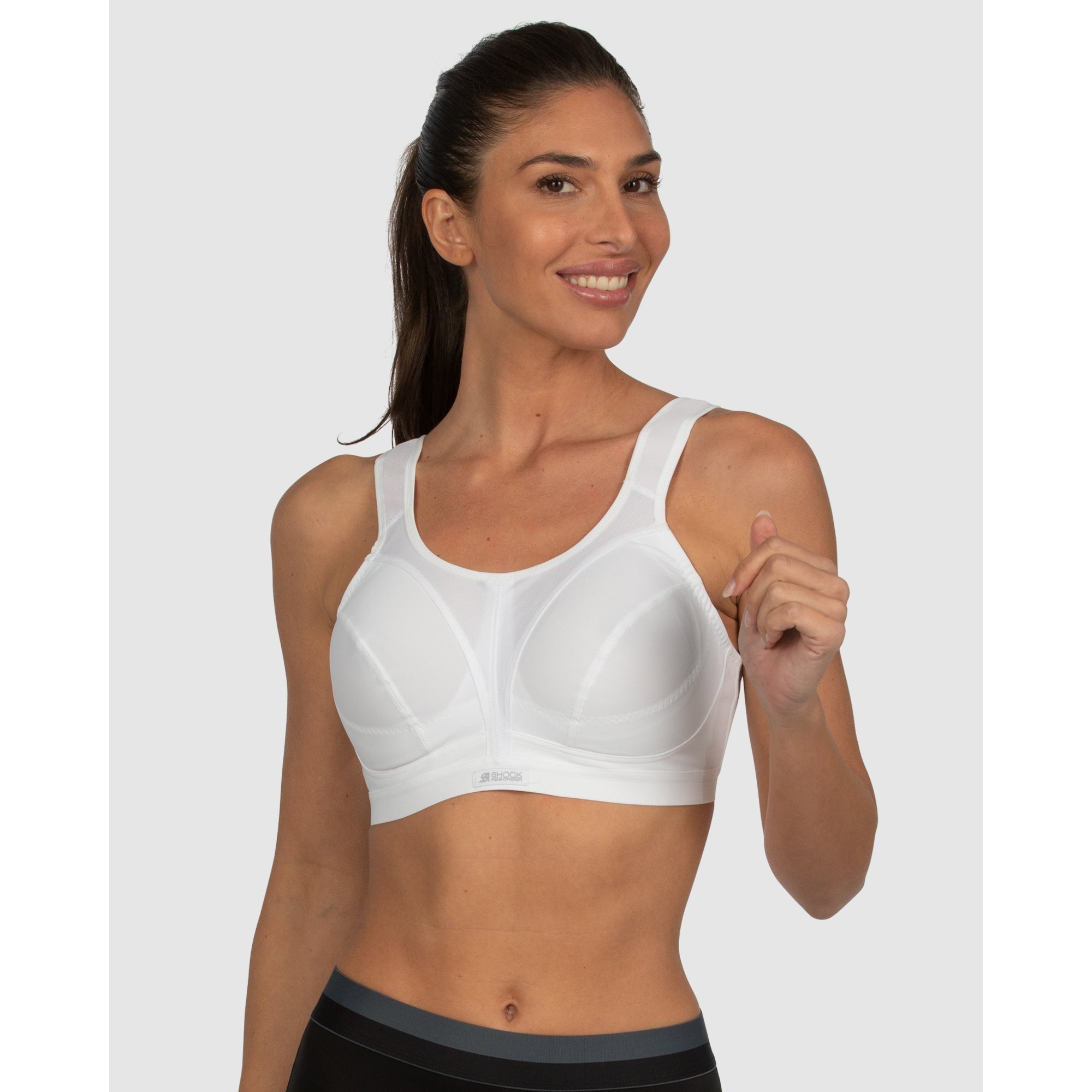 Shock Absorber Active D+ Classic Support Wire-Free Sports Bra - White -  Curvy
