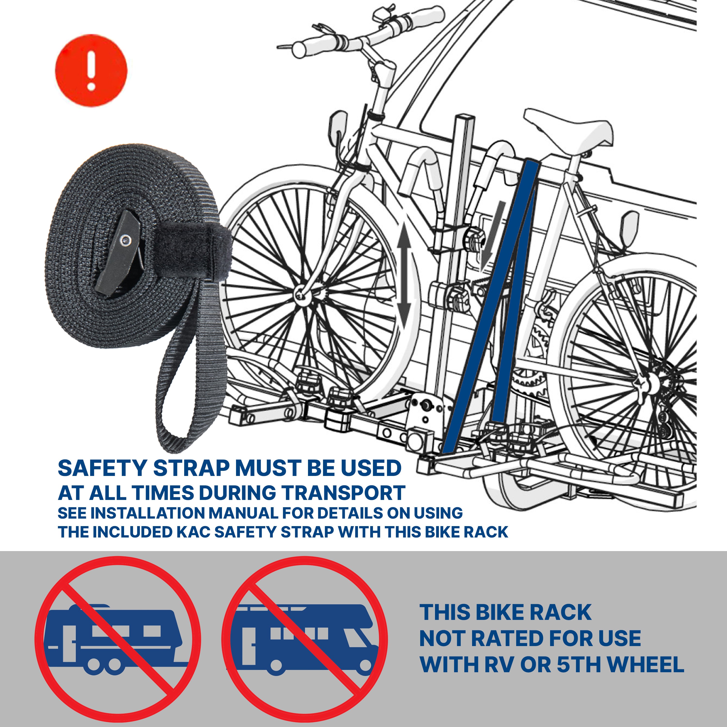 bike rack safety strap