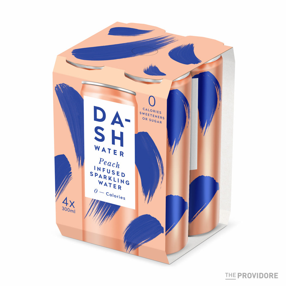 Dash Water Raspberry Infused Sparkling Water 300ml x4