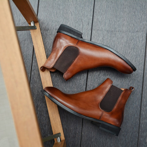 Chelsea Boots Painted Leather