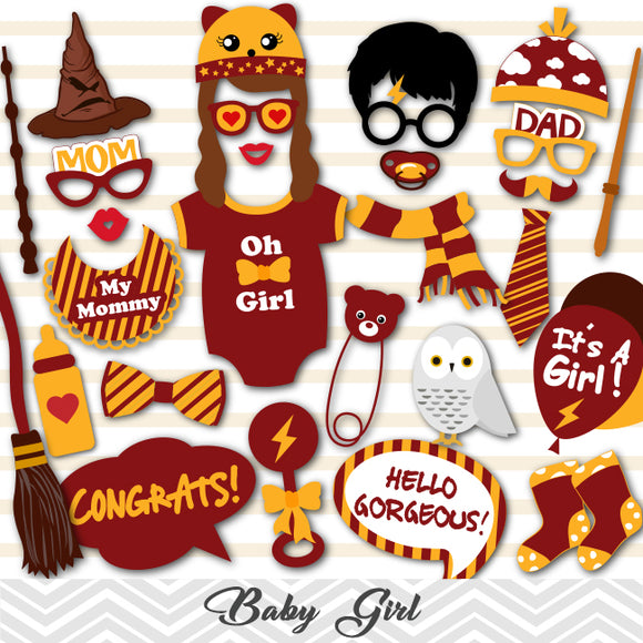 baby photo booth props printable