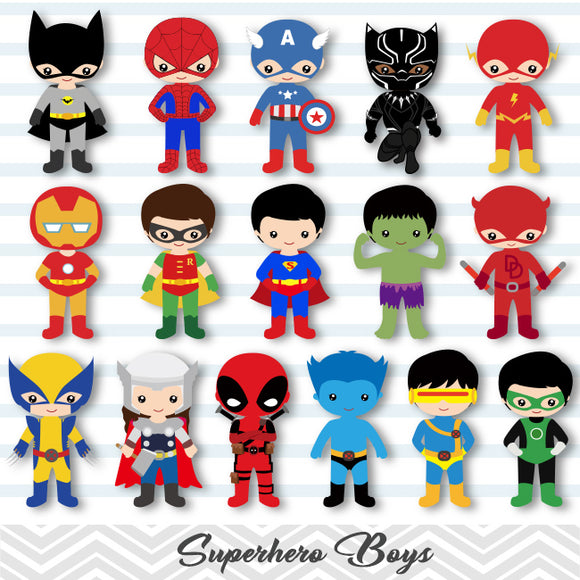 super hero clip art