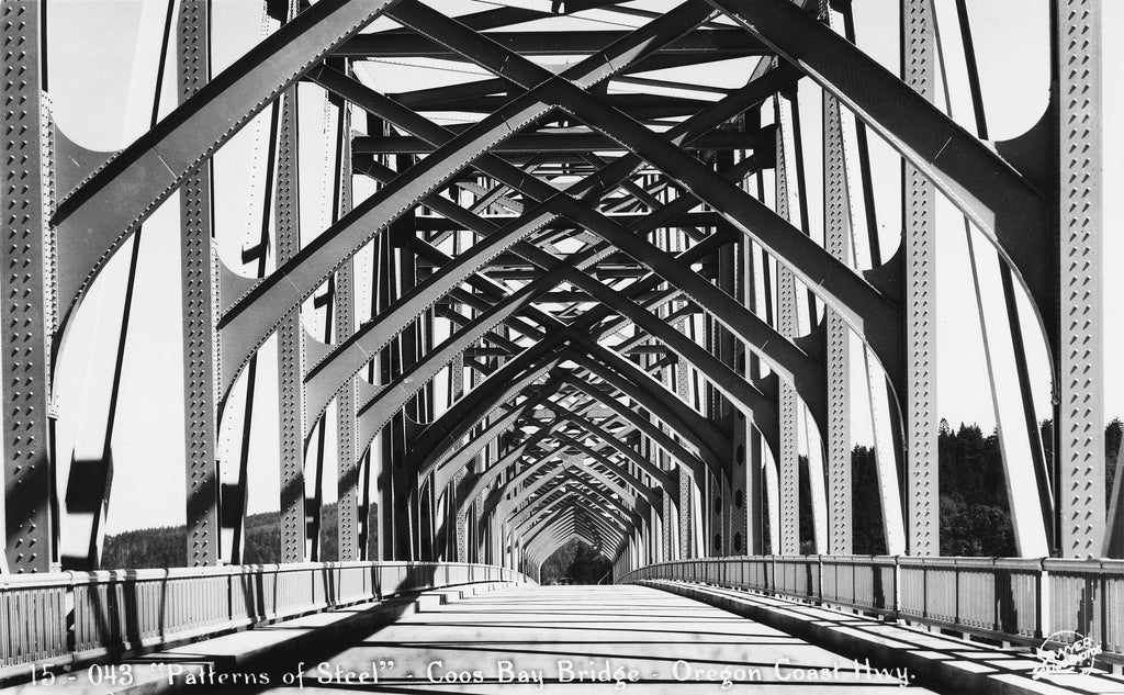 The Conde B. McCullough Memorial Bridge. -- COOS HISTORY MUSEUM & MARITIME COLLECTION / 003-6.3 A