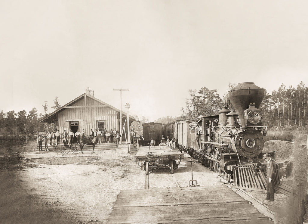 The cover image, courtesy of Ayden Historical and Arts Society, depicts a train at the Ayden depot in 1890.