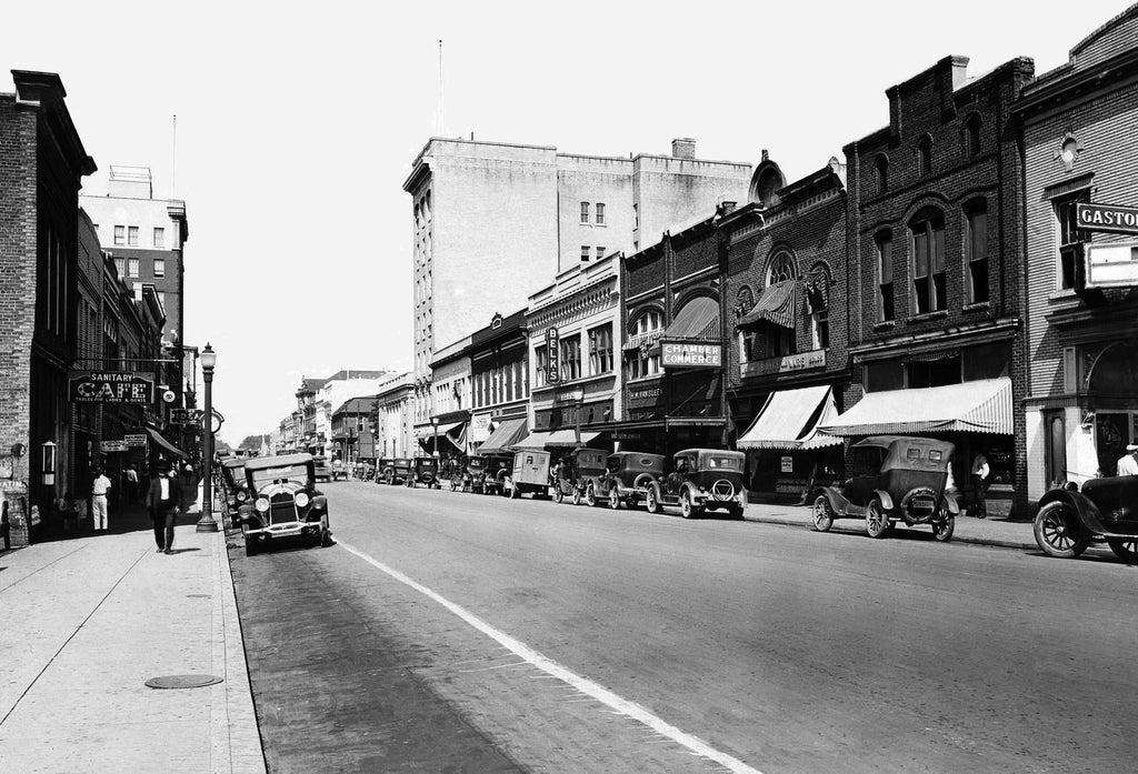 Main Street, Gastonia, 1929. -- Courtesy Millican Pictorial History Museum
