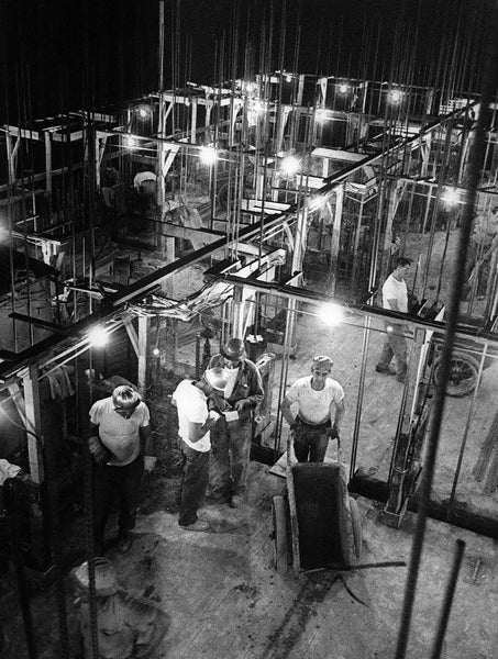 Workers at the Atlantic Cement Company facility near Ravena, 1961.