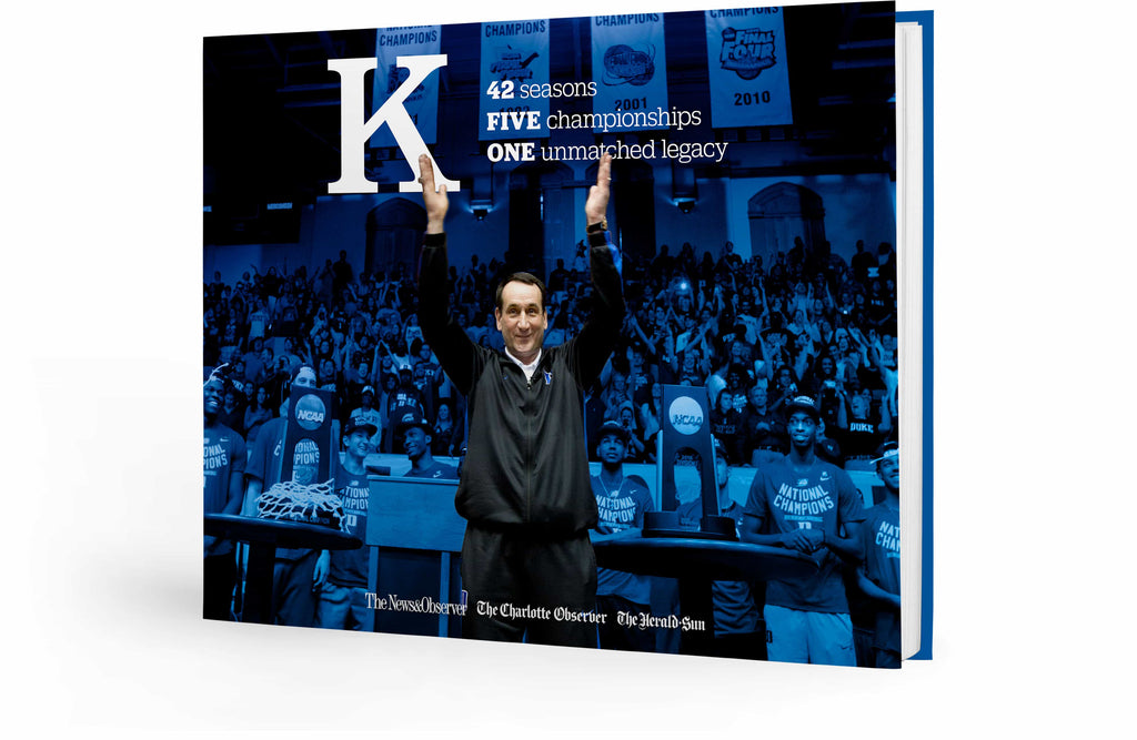 Duke Coach K's Career in a Hardcover Coffee-Table Book – Pediment Publishing