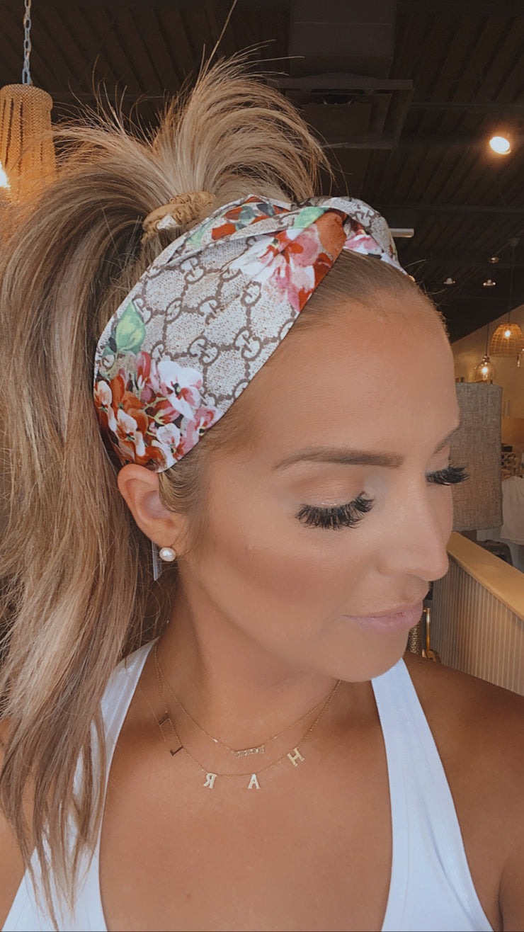 gucci silk headband cheap