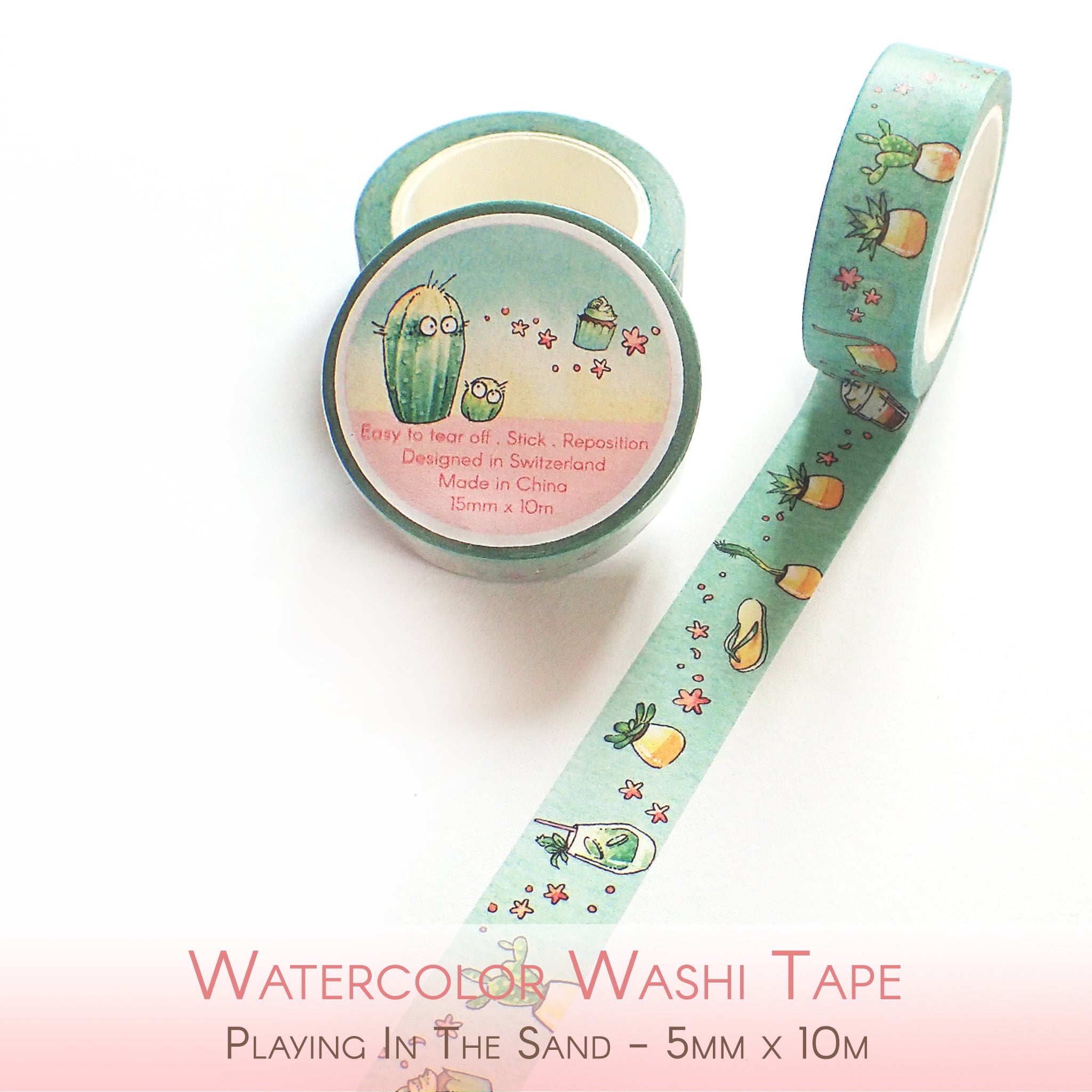 Late Summer - Thin Peach Washi Tape – Linouspots