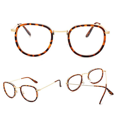 Retro Vintage Men Women Eyeglass Frame Clear Lens Eyewear Glasses