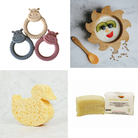 Selection of sustainable baby products from The Green Turtle