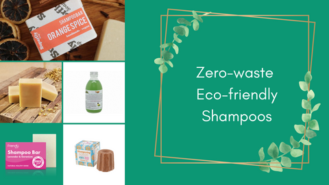 Zero waste and eco-friendly shampoos