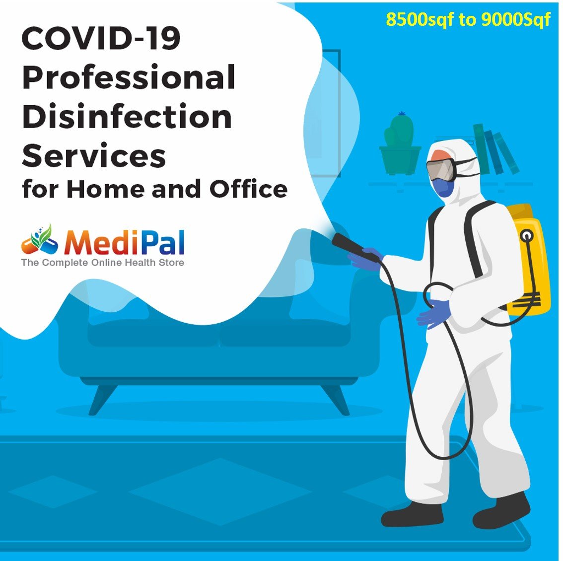 Medipal Professional Disinfection Spray Services For Home And Office