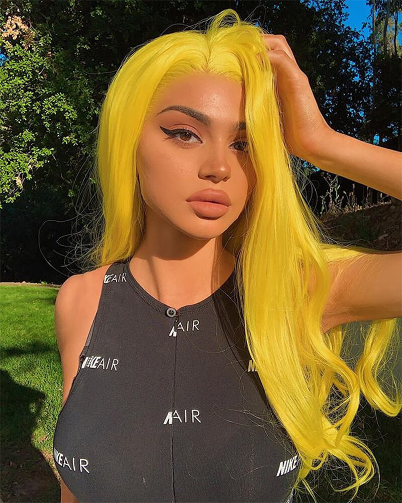 cheap yellow wigs