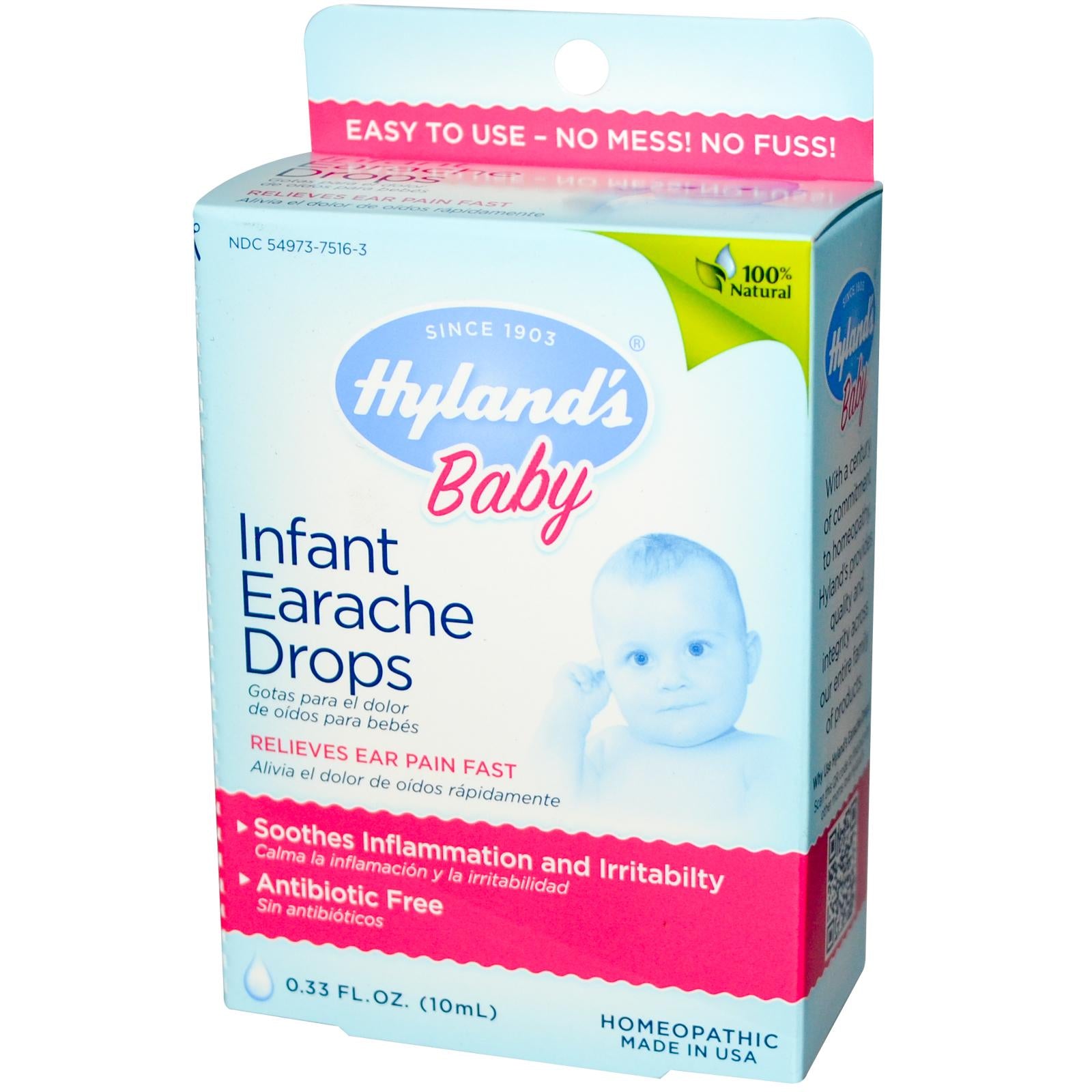 Hyland's, Baby, Infant Earache Drops, 10ml Australia – Mega Vitamins