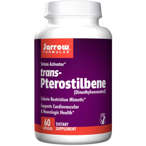 pterostilbene trans formulas jarrow capsules supplement dietary