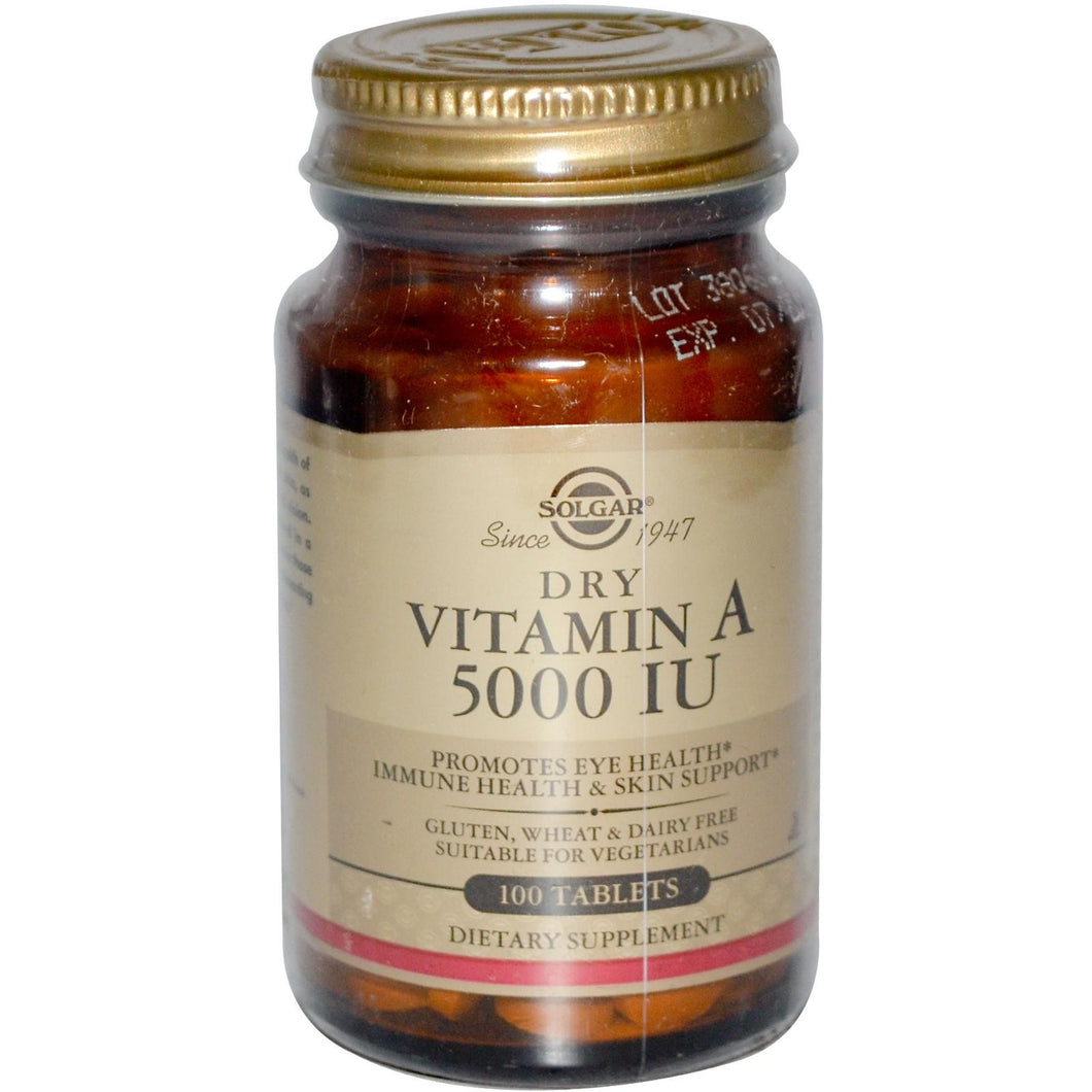Солгар б отзывы. Solgar Dry Vitamin a -5000. Solgar Dry Vitamin a.