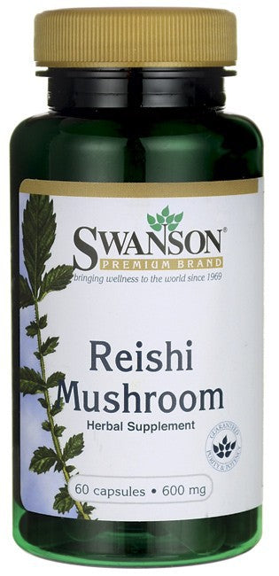 Reishi Mushroom Swanson 600mg 60 Capsules Australia | Reishi Mushroom ...