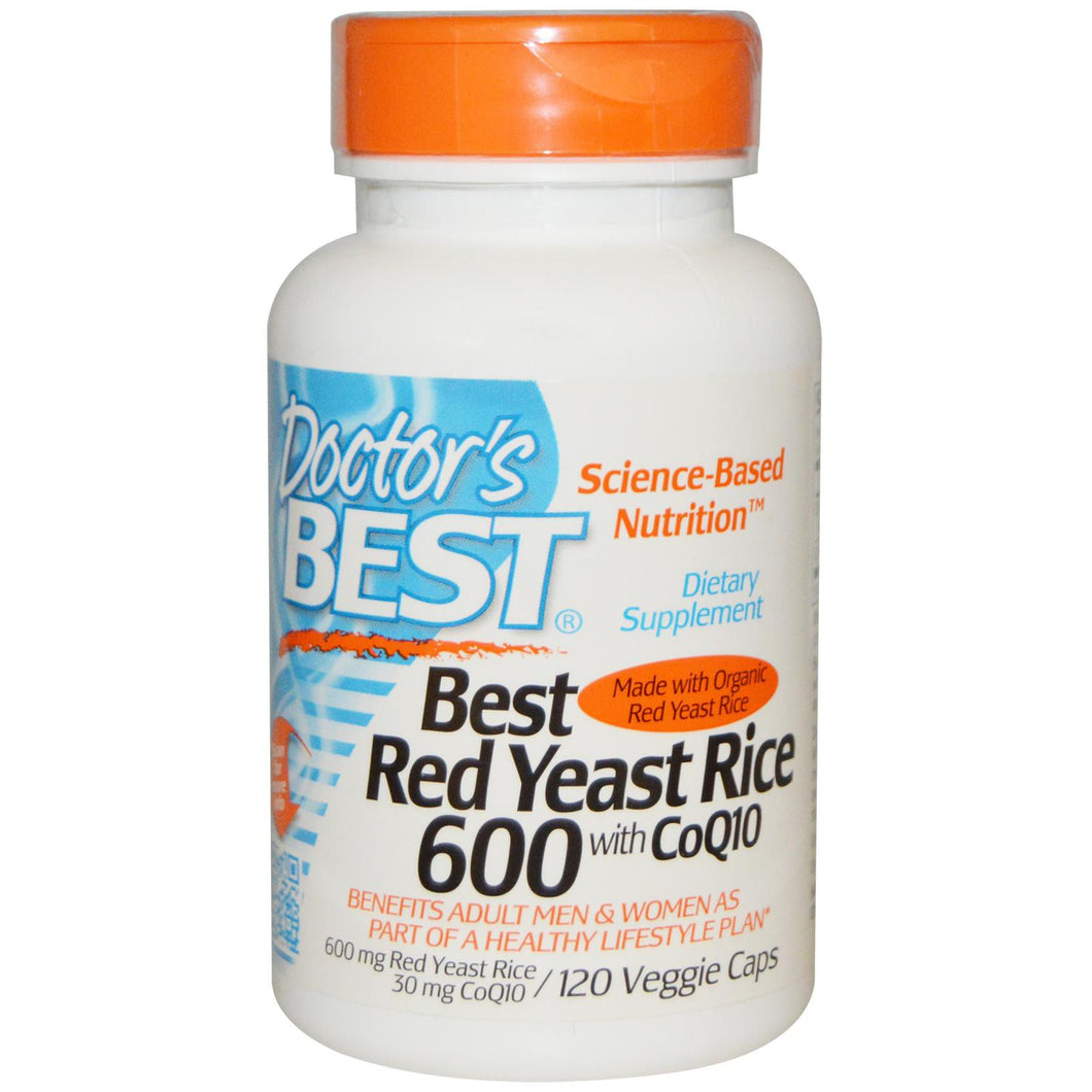 Best Red Yeast Rice 600 with CoQ10 120 Veggie Caps ...