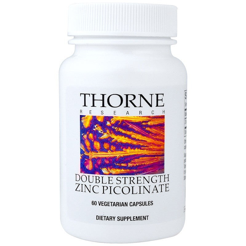 Buy Thorne Research Double Strength Zinc Picolinate 30mg 60 Vegetarian Capsules Online 4636