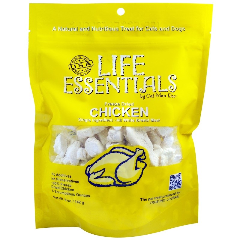 Buy Cat-Man-Doo Life Essentials Freeze Dried Chicken For Cats & Dogs 5 ...