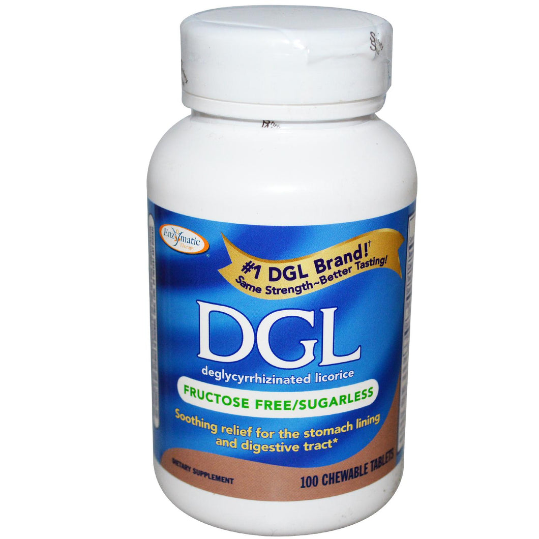 DGL Deglycyrrhizinated Licorice Enzymatic Therapy Dieatry Supplement