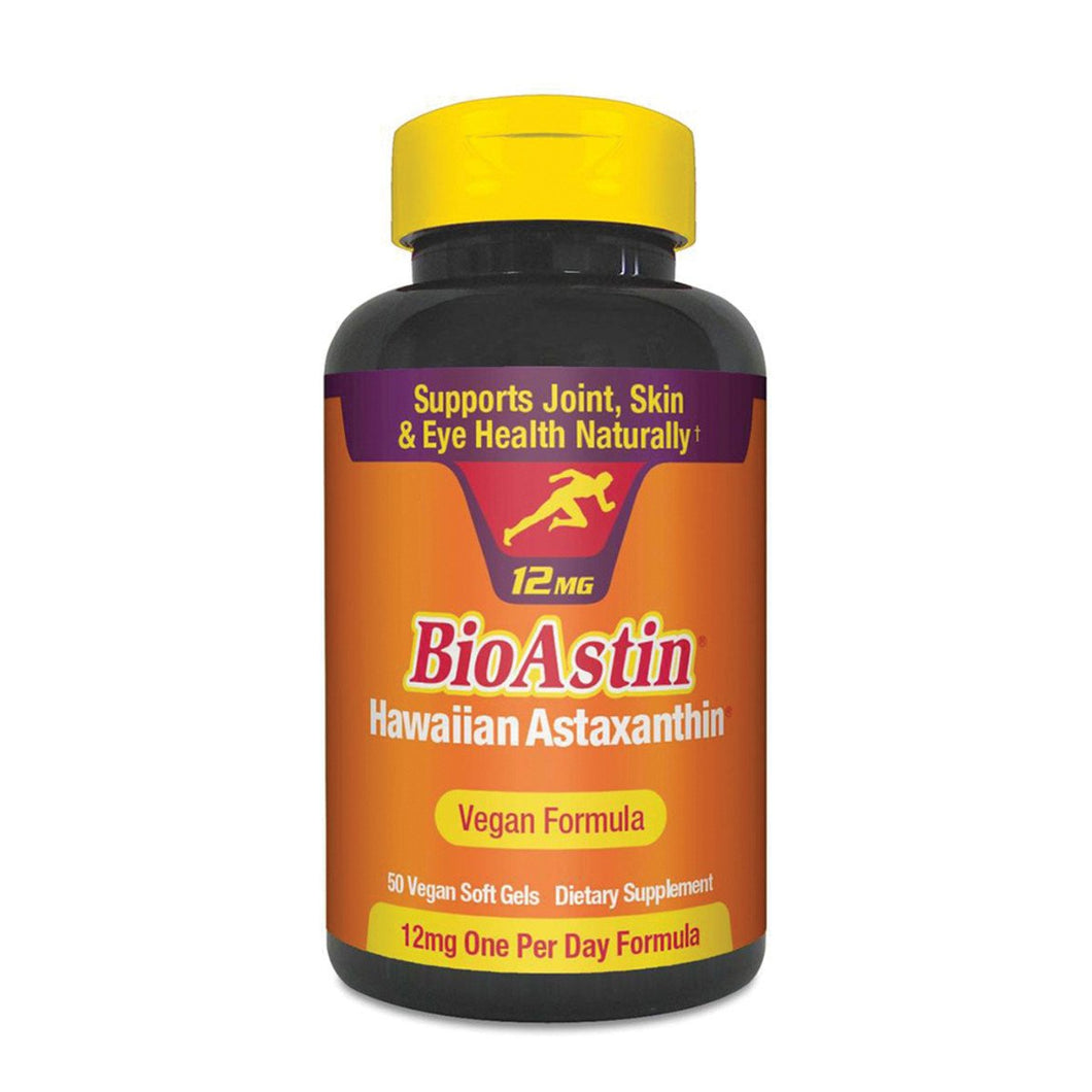 Bioastin Natural Hawaiian Astaxanthin 12mg 50 Capsules Mega Vitamins 