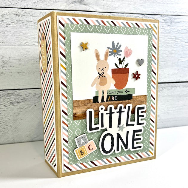 Make a Mini Scrapbook Album for a Baby - Craftfoxes