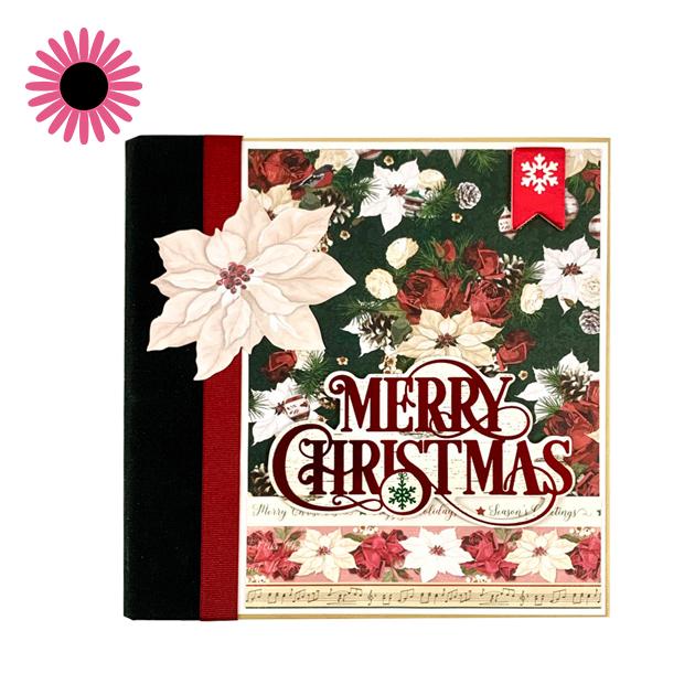 12×12 Christmas Scrapbook Album | Red