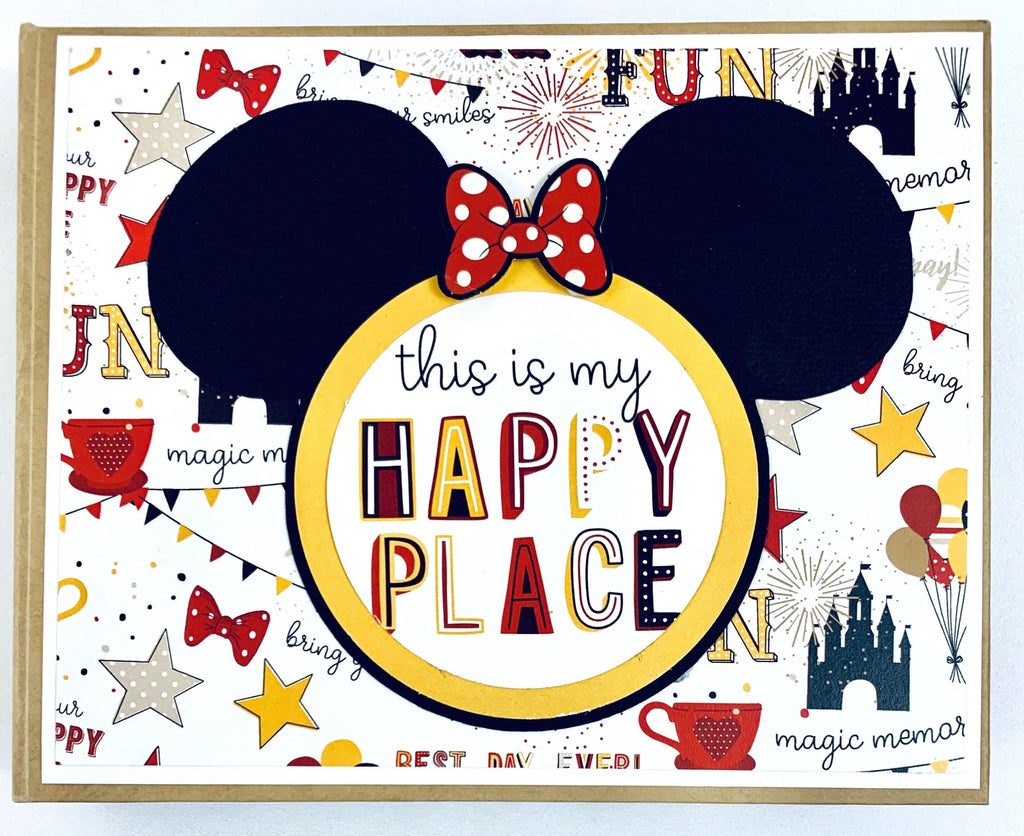 Disney Themed Scrapbook Process // The Happiest Place// Creative