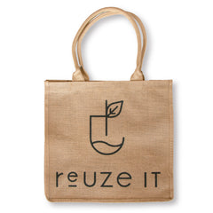 Reuze It Jute Shopping Bag