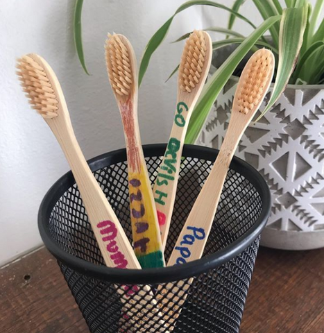 Custom Bamboo Toothbrushes | Reuze It | Eco-Friendly Product
