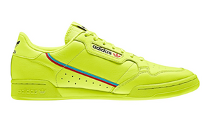 adidas continental 8 lime