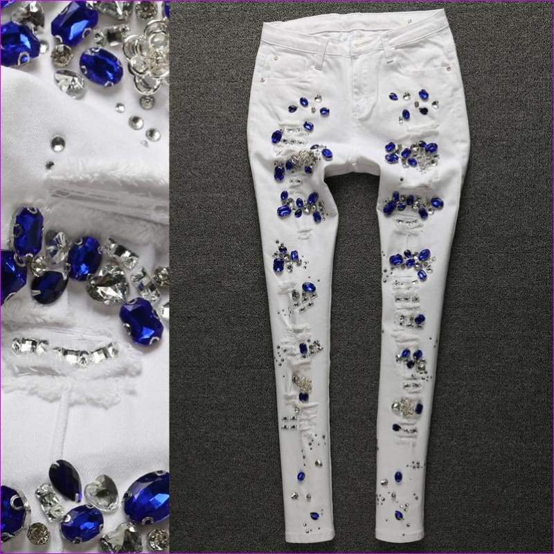 pants with bling