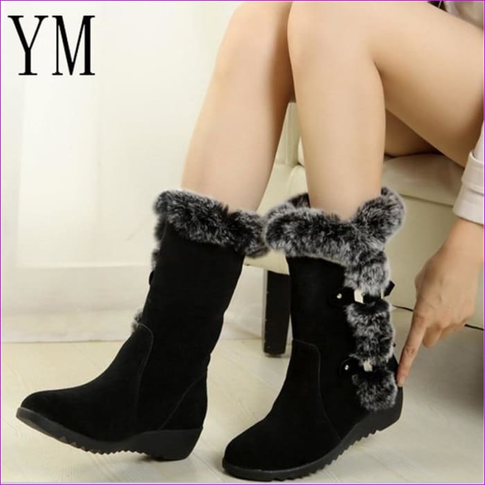 mid calf boots ladies